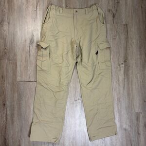 Railriders 100% Nylon Cargo Pants Brown Tan Mens Size Small Tactical